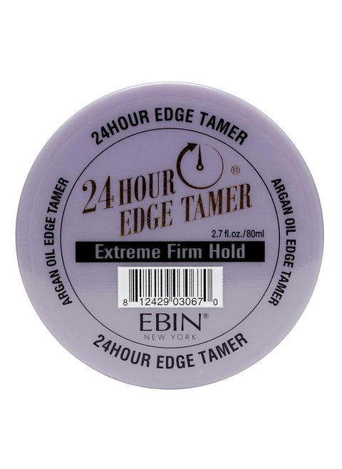 EBIN NEW YORK 24 Hour Edge Tamer  Extreme Firm Hold 27oz 80ml  No Flaking White Residue Shine and Smooth texture with Argan Oil and Castor Oil