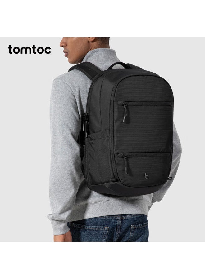 حقيبة ظهر رجال Tomtoc بسعة كبيرة للأعمال، حقيبة كمبيوتر محمول خفيفة الوزن لهواوي وآبل 16 بوصة