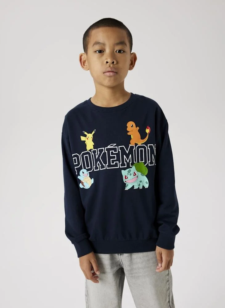 نيم ات Kids Pokemon Sewatshirt