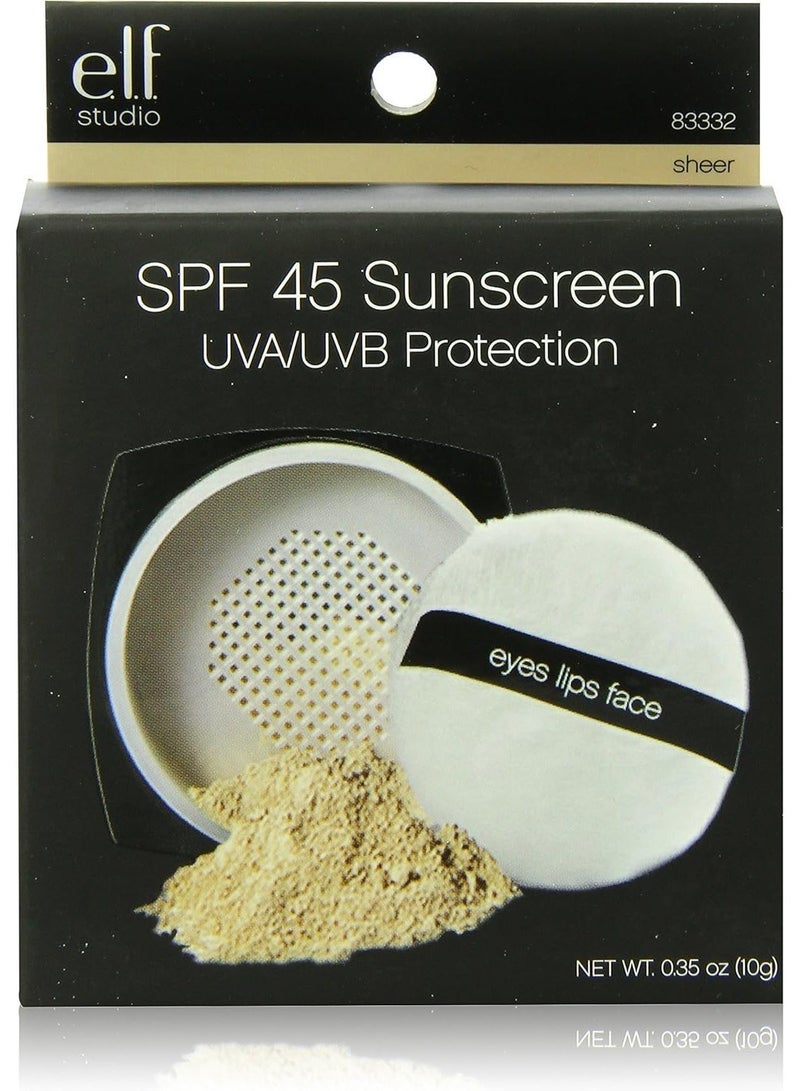 elf e.l.f. Studio SPF 45 Sunscreen UVA/UVB Protection, 0.53 Ounce - Image 1