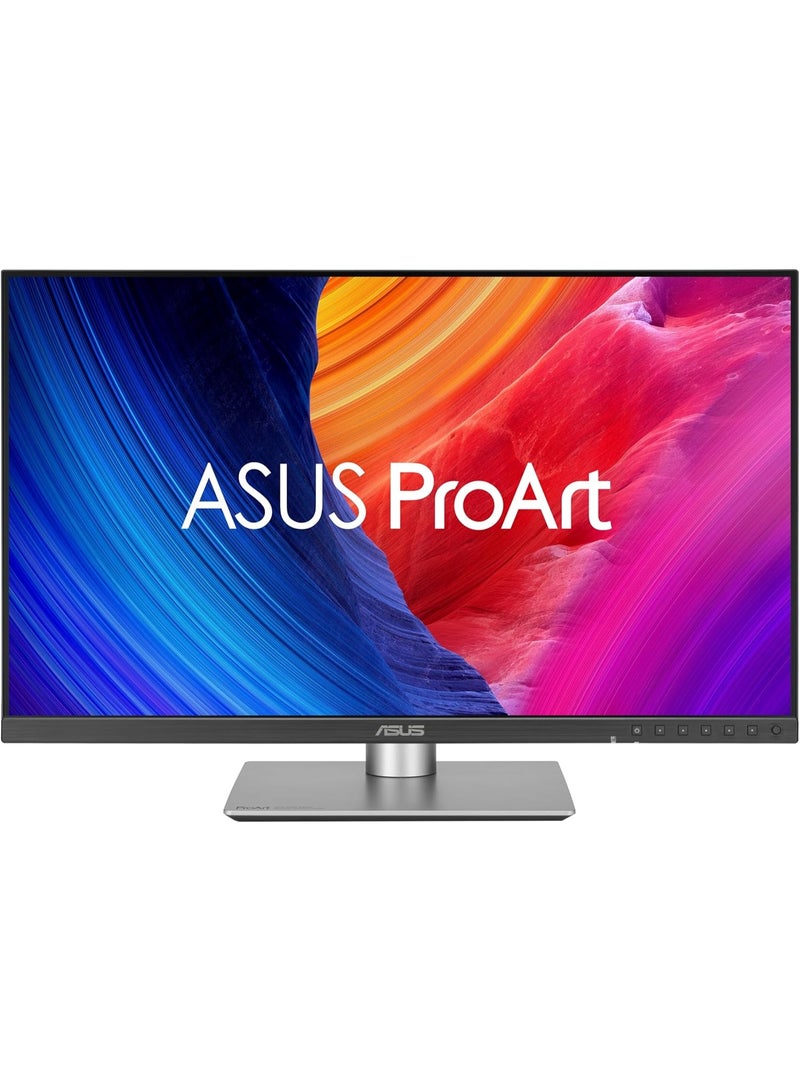 ASUS ProArt Display PA278QV Gen2 (PA278QGV) Professional Monitor – 27-inch, IPS, QHD (2560 x 1440), 120Hz, Light Sync, ergonomic stand, VESA MediaSync, Green Sustainability - Grey Silver - Image 1