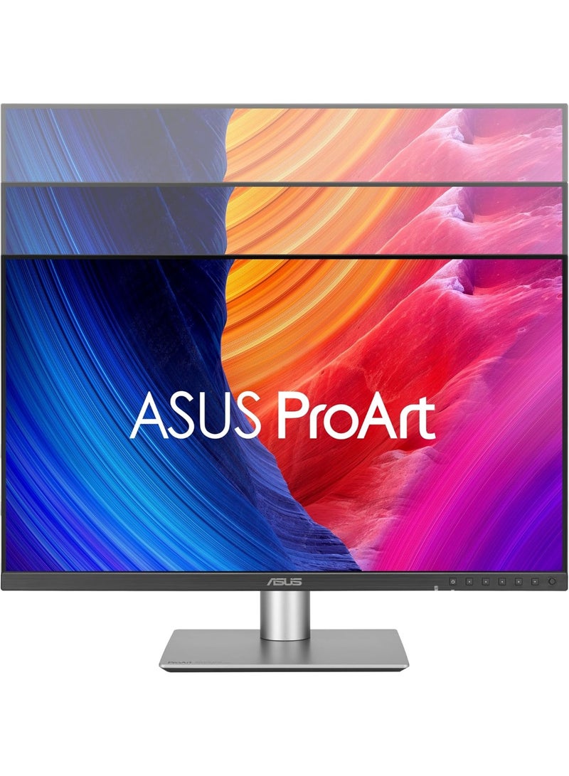 ASUS ProArt Display PA278QV Gen2 (PA278QGV) Professional Monitor – 27-inch, IPS, QHD (2560 x 1440), 120Hz, Light Sync, ergonomic stand, VESA MediaSync, Green Sustainability - Grey Silver - Image 2