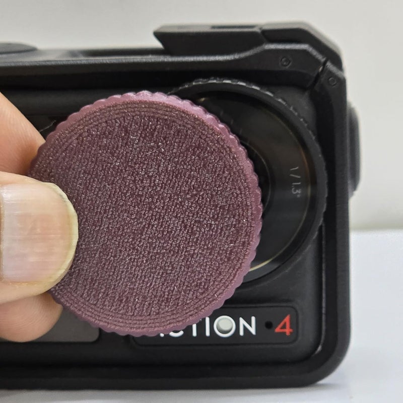Pinak Hast 2pcs Lens Cap Suitable for DJI Osmo Action 5 pro, Action 4, 3, Flexible Lens Protector, Lens Cover, Protective Accessories Compatible with Action 5 Pro, Prevent Scratches Dust (Burgundy) - Image 5