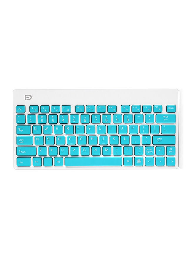 NIBEMINENT 1500 Wireless Keyboard And Mouse Combo Blue/Silver - Image 2