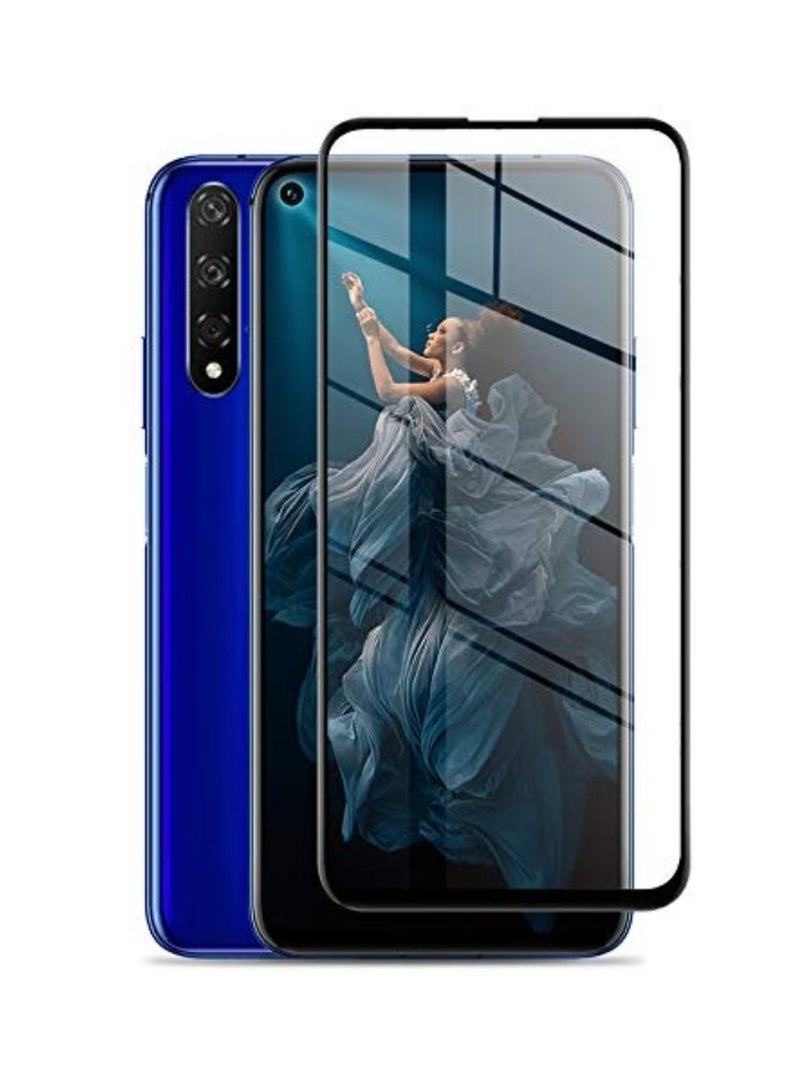 واقي شاشة، واقي شاشة من الزجاج المقوى المنحني ثلاثي الأبعاد [شفاف عالي الدقة] [صلابة 9H] لهاتف Huawei Nova 5T/Honor 20/Honor 20 Pro - Image 1