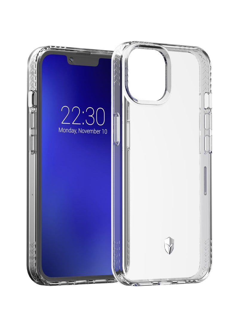 FORCE Force Case iPhone 14 PULSE Made in France Reinforced Case Lifetime Warranty Transparent  - Image 2