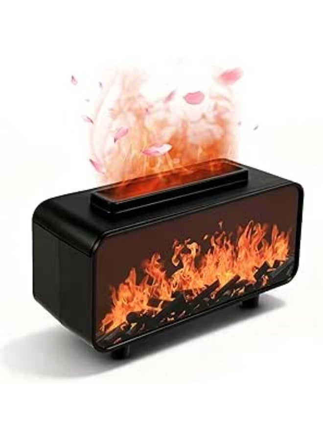 موزع روائح الزيوت العطرية بتصميم ثلاثي الابعاد سعة 150 مل LED بـ7 الوان وخاصية ايقاف التشغيل التلقائي ومرطب للهواء لغرفة النوم والمكتب - Image 1