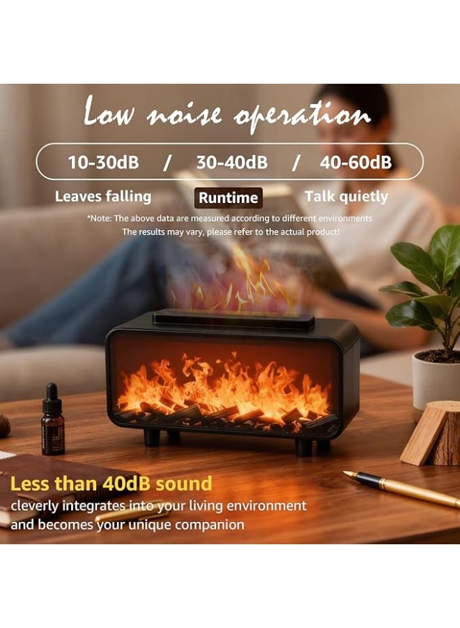 موزع روائح الزيوت العطرية بتصميم ثلاثي الابعاد سعة 150 مل LED بـ7 الوان وخاصية ايقاف التشغيل التلقائي ومرطب للهواء لغرفة النوم والمكتب - Image 2