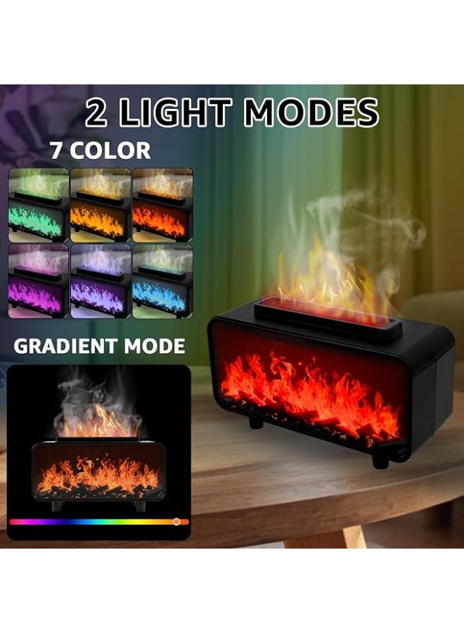 موزع روائح الزيوت العطرية بتصميم ثلاثي الابعاد سعة 150 مل LED بـ7 الوان وخاصية ايقاف التشغيل التلقائي ومرطب للهواء لغرفة النوم والمكتب - Image 4