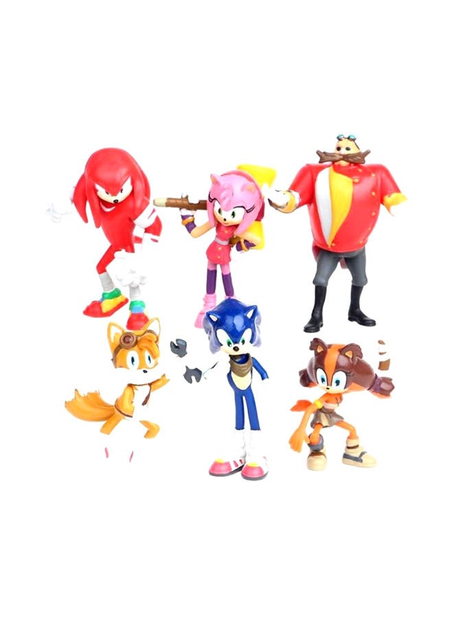 نيبمينينت طقم مجسمات شخصيات تيلز من فيلم "Sonic the Hedgehog" مكون 6 قطع - Image 1