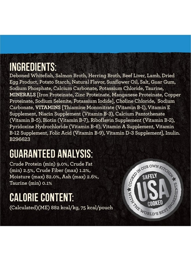 Merrick Backcountry Grain Free Gluten Free Premium High Protein Wet Cat Food, Whitefish Recipe Cuts With Gravy - (Pack of 24) 3 oz. Pouches - Image 4