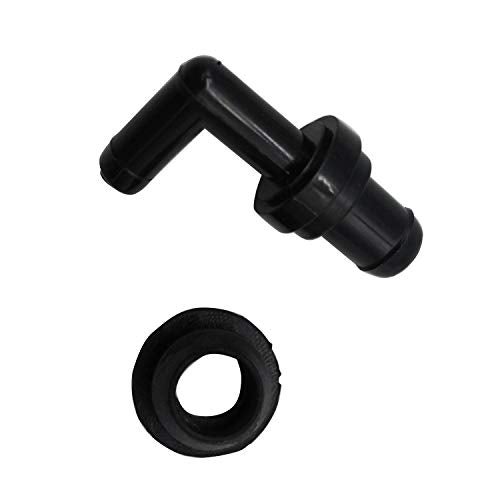 TAKPART PCV Valve and Grommet Kit 90° 17139-PK1-000 17130-PM6-003 Compatible for Honda Toyota - Image 2