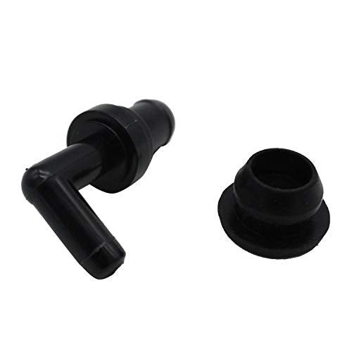 TAKPART PCV Valve and Grommet Kit 90° 17139-PK1-000 17130-PM6-003 Compatible for Honda Toyota - Image 3