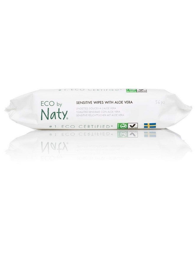 ECO by Naty Naty Eco-Sensitive Baby Wipes with Aloe - Resealable Top - 56 ct - Image 2