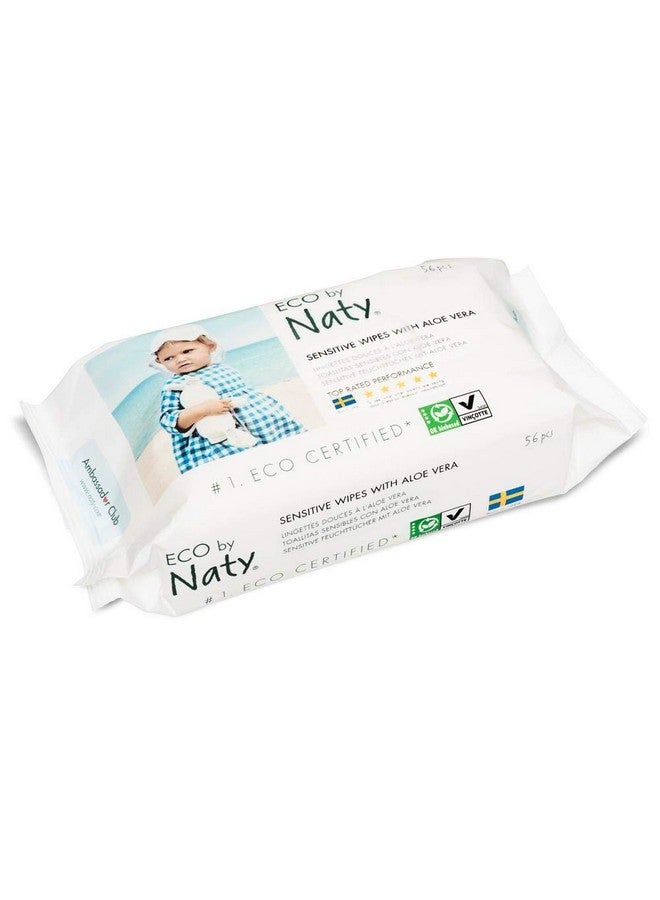 ECO by Naty Naty Eco-Sensitive Baby Wipes with Aloe - Resealable Top - 56 ct - Image 1