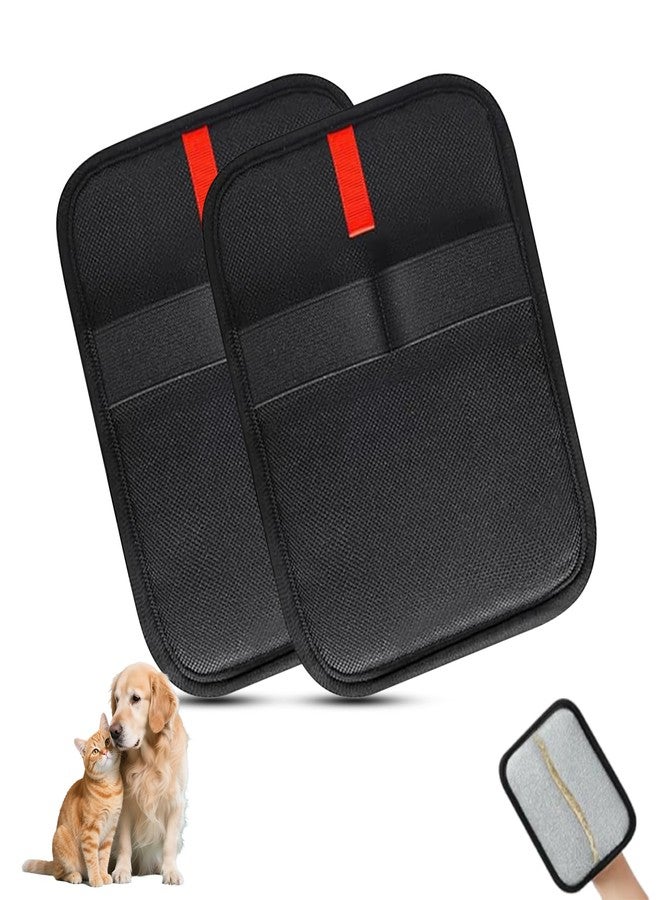 PCYIS Pet Hair Removal Glove,Reusable Electrostatic Pet Hair Remover Glove,Washable Grooming Tool for Cats, Dogs, Furniture, Car Seats, & Carpets(2 Piece) - Image 1