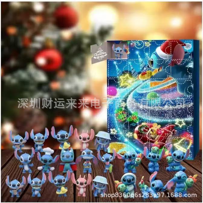 [Ready Stock] 2025 Christmas Advent Calendar Lilo And Stitch Blind Box 24 Days Countdown - Image 5