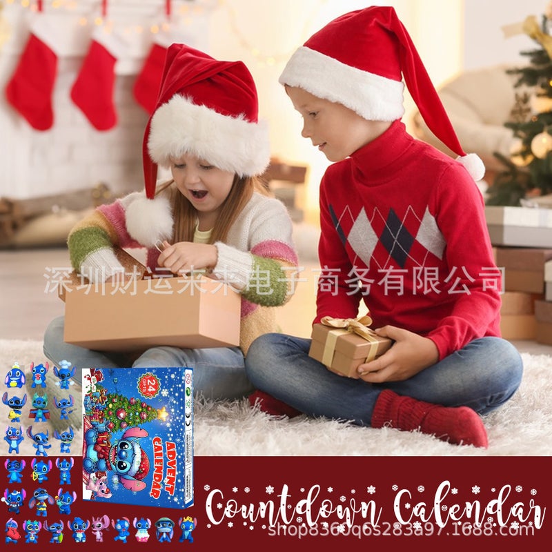 [Ready Stock] 2025 Christmas Advent Calendar Lilo And Stitch Blind Box 24 Days Countdown - Image 4