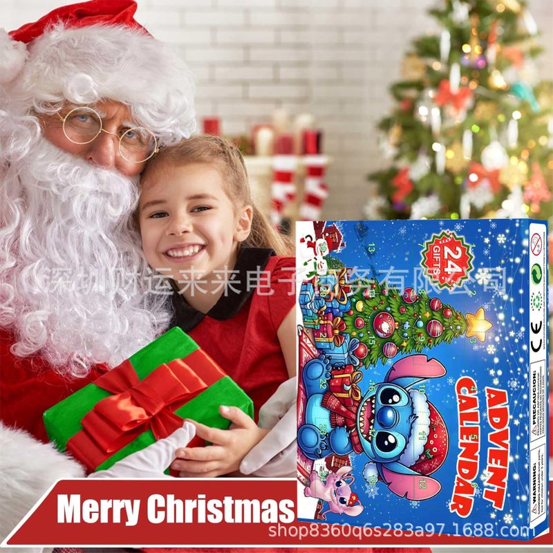 [Ready Stock] 2025 Christmas Advent Calendar Lilo And Stitch Blind Box 24 Days Countdown - Image 2