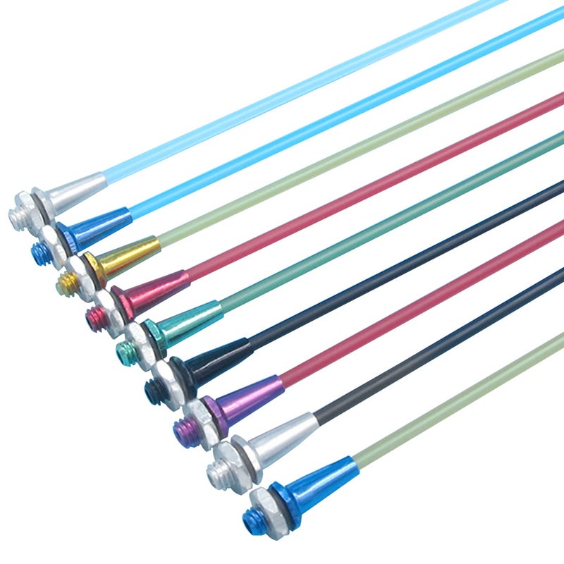 هيياربيت Heyiarbeit RC Antenna Tube أسود مع حبل الصمت وقبعة لقارب RC 5pcs - Image 5