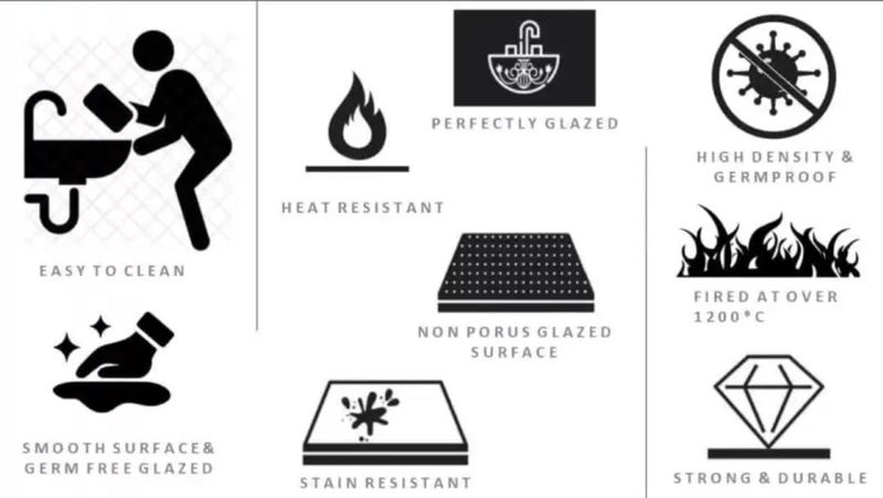 Well Set حوض غسيل سيراميك مصمم فاخر بحجم 1813 5 بوصة 1080 حوض غسيل طاولة - Image 5