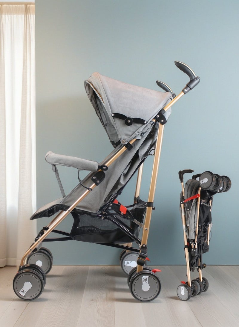 EASY FUTURE Umbrella Foldable Design Travel Stroller Ultra Lightweight with Absorbent Multi Position Reclining Seat Adjustable Canopy Foldable Storage Basket NO.1103 - Image 1