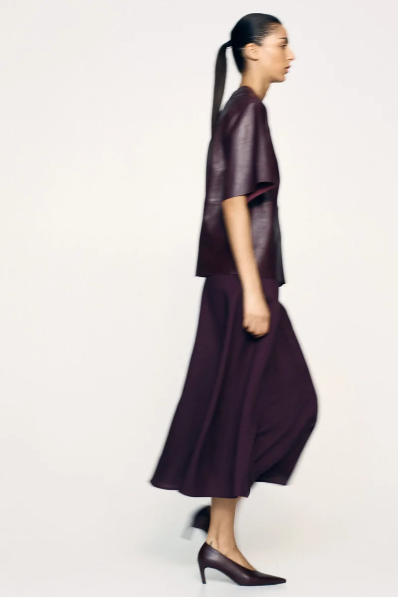 H&M Linen-blend skirt