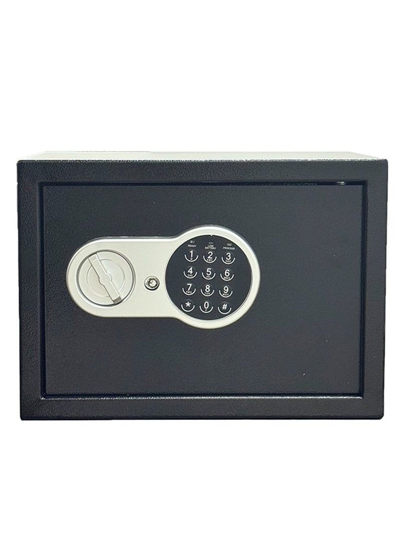 Luxury Fire-Resistant Digital Security Safe With Electronic Number Pad And Lock And Physical  Key 35*25*25 CM - Image 3