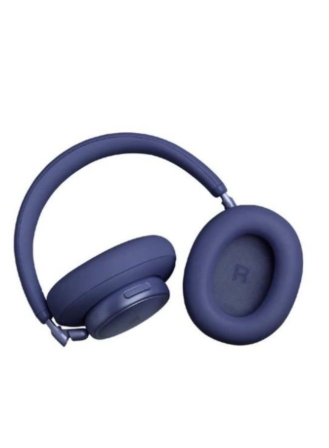 جي بي إل JBL Live 780NC - Wireless Over-Ear True Adaptive Noise Cancelling Headphones, JBL Signature Sound with Hi-Res Audio, 2-mic Perfect Calls 2.0 with AI-Trained Algorithm, & Personi-Fi 3.0-Blue Blue - Image 3