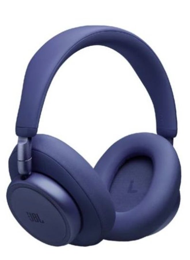 جي بي إل JBL Live 780NC - Wireless Over-Ear True Adaptive Noise Cancelling Headphones, JBL Signature Sound with Hi-Res Audio, 2-mic Perfect Calls 2.0 with AI-Trained Algorithm, & Personi-Fi 3.0-Blue Blue - Image 2