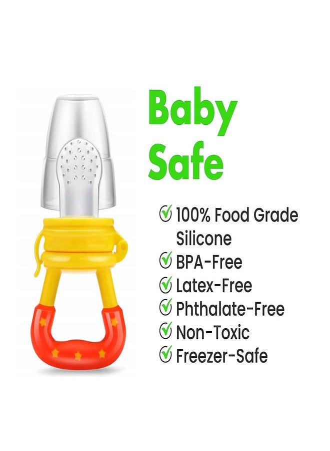 Alya The Cheeky kIdzz Baby Feeding Sipper Unbreakable Plastic Bottle Cup/Mug Learning Sippy BPA Free with Baby Fruit Silicone Food Teether BPA Free (Pack of 1) - Image 5