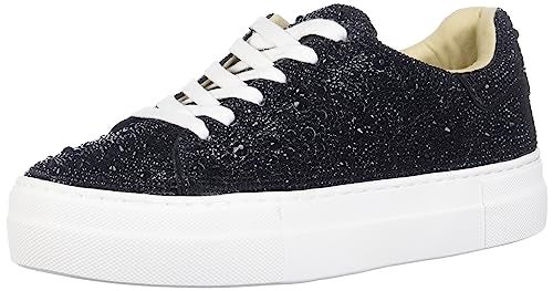 Betsey Johnson Womens Sidny Sneaker Black 8