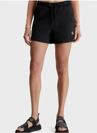 Calvin Klein Jeans High Waist Logo Shorts