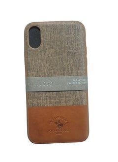Apple iPhone XS Virtuoso Series Genuine Barbara Leather Case Brown
