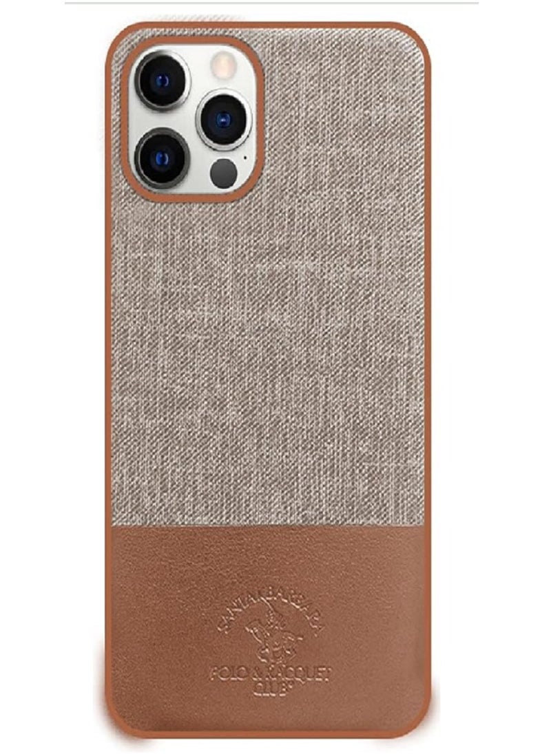 Santa Barbara - Apple iPhone XS Virtuoso Series Genuine Barbara Leather Case Brown - Image 1