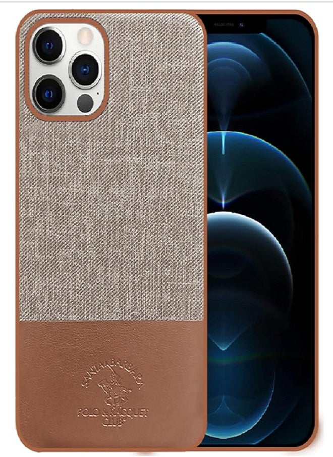 Santa Barbara - Apple iPhone XS Virtuoso Series Genuine Barbara Leather Case Brown - Image 1