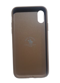 Santa Barbara Apple iPhone XS Virtuoso Series Genuine Barbara Leather Case Brown  - Image 3