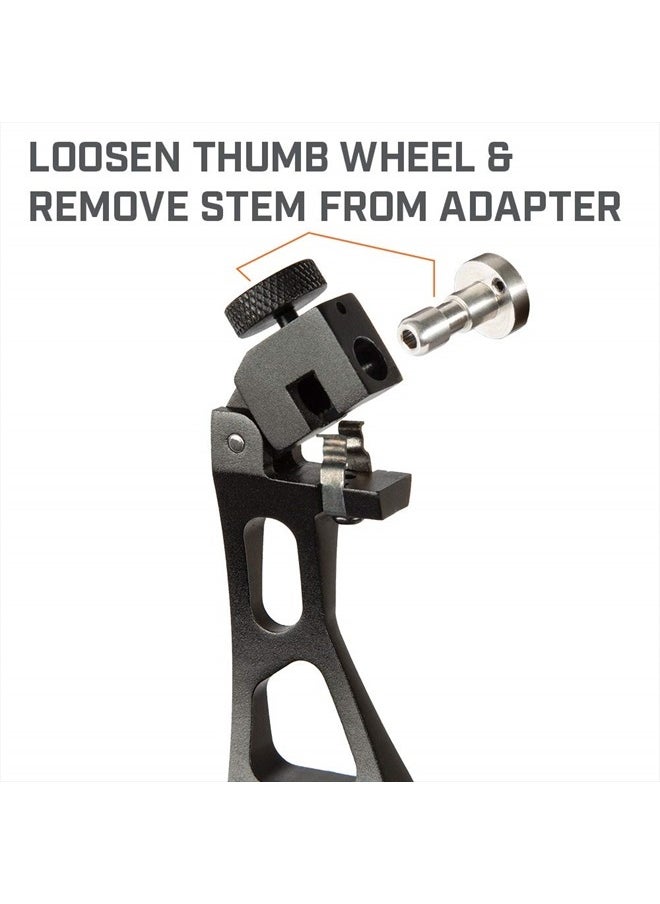 Bushnell - Quick Release Binocular Tripod Adaptor Accessory_BAHQRADPT, One Size - Image 1