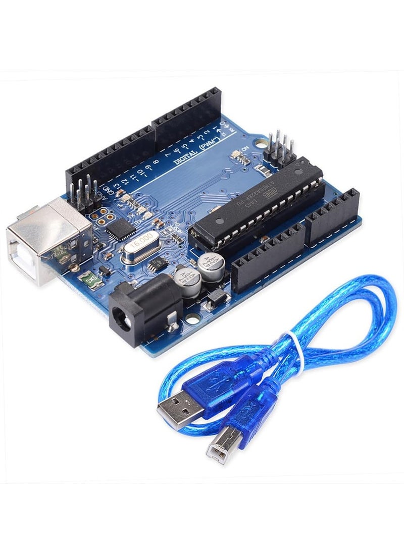 ماركة غير محددة - لوحة اونو R3 من دبليو دبليو زد ام دي اي بي مع كابل USB لاردوينو - Image 1