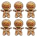 Deermon Jumbo Gingerbread Man Xmas Foil Party Balloons 6 Pack Merry Christmas Mylar Helium Large Gingerbread Man Kids Balloon For New Year Eve Holiday Festival Birthday Party Decorations Supplies - Image 2