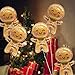 Deermon Jumbo Gingerbread Man Xmas Foil Party Balloons 6 Pack Merry Christmas Mylar Helium Large Gingerbread Man Kids Balloon For New Year Eve Holiday Festival Birthday Party Decorations Supplies - Image 4