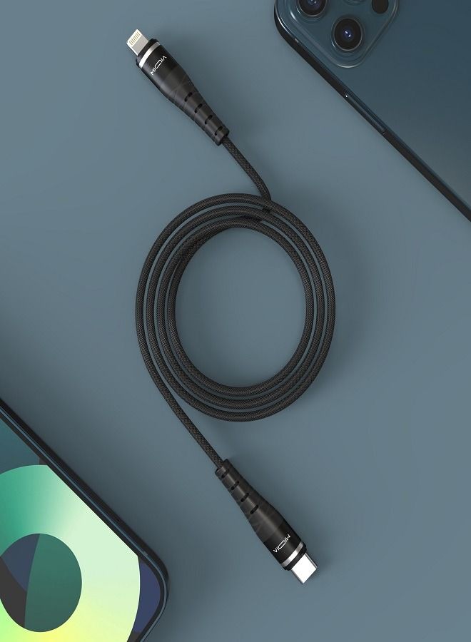 MIQIA Braided PD Cable Black 1M - Image 4