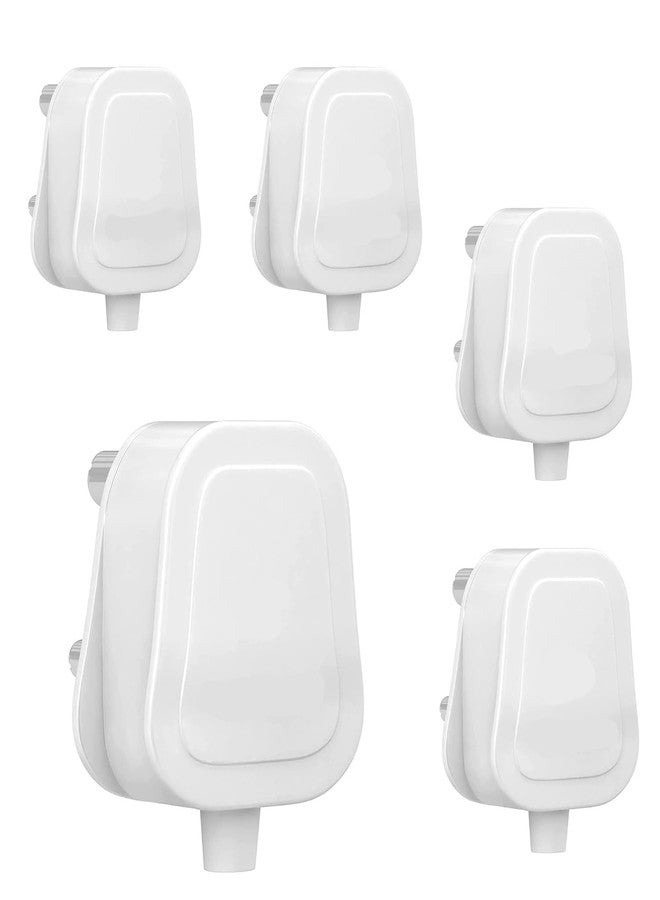 SAURAN Pack of 5 Pieces 16A 3 Pin Plug Top Polycarbonate (ESP168) - Image 1