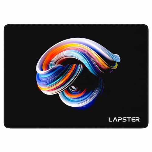 ls lapster Lapster Speedo Design Gaming Mouse pad, Non-Slip Rubber Base Mouse Pad, with Antifray Stitched Embroidery Edges (220X190X3MM) - Image 1