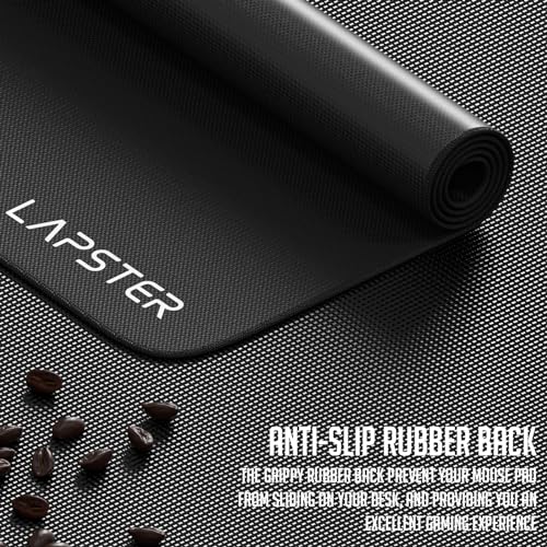 ls lapster Lapster Speedo Design Gaming Mouse pad, Non-Slip Rubber Base Mouse Pad, with Antifray Stitched Embroidery Edges (220X190X3MM) - Image 3