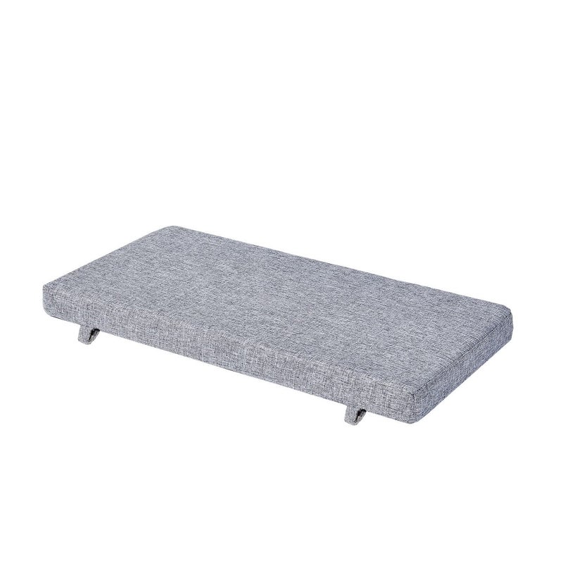 MICUSHION MICUSHION 30 x14 inch Piano Bench Cushion for Indoor Shoe Storage Non Slip Picnic Bench Pad for Kitchen Dining Table Seat Light Grey 