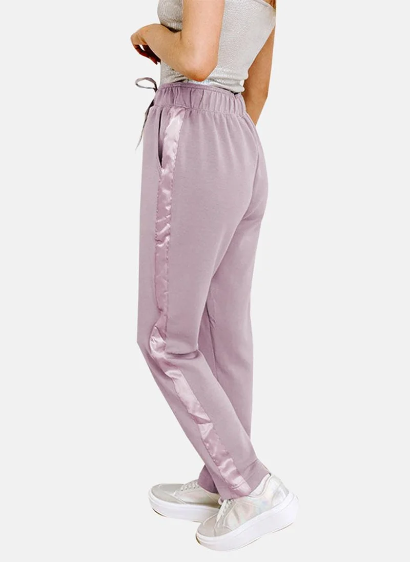يونيكي Pink Plain Casual Trousers