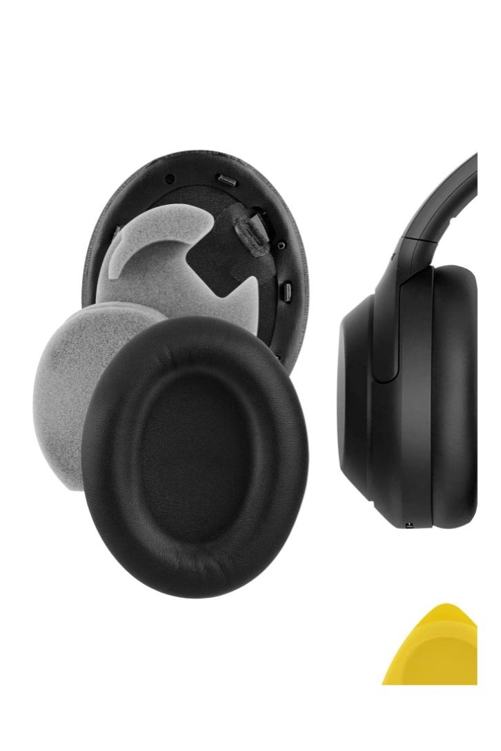Replacement Ear Pads for Sony WH-1000XM4 Wireless Headphones Ear Cushions, Repair Parts (Black) - Image 1