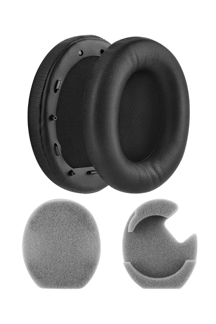 Replacement Ear Pads for Sony WH-1000XM4 Wireless Headphones Ear Cushions, Repair Parts (Black) - Image 2
