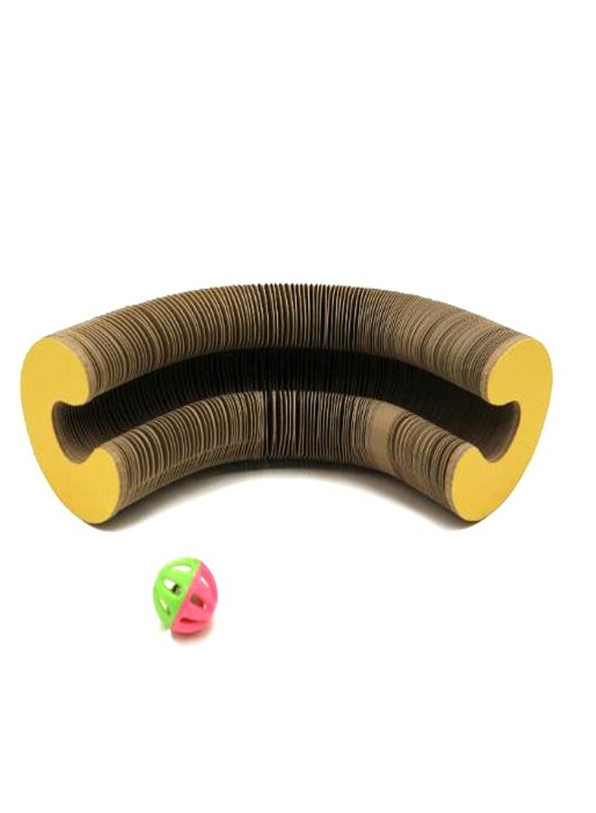 AL THEQA Corrugated Deformable Cat Ball Track for Indoor Cats, combinable Magic Organ Cat Scratchboard with Ball, Interactive Mental Physical Training - Image 3